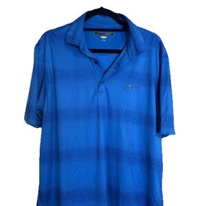 Greg Norman Collection Ocean Blue Polo Shirt